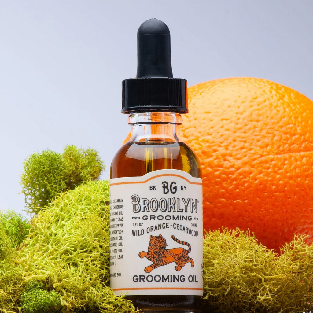 Brooklyn Grooming Wild Orange and Cedar Grooming Oil Beard Oil Brooklyn Grooming Co 