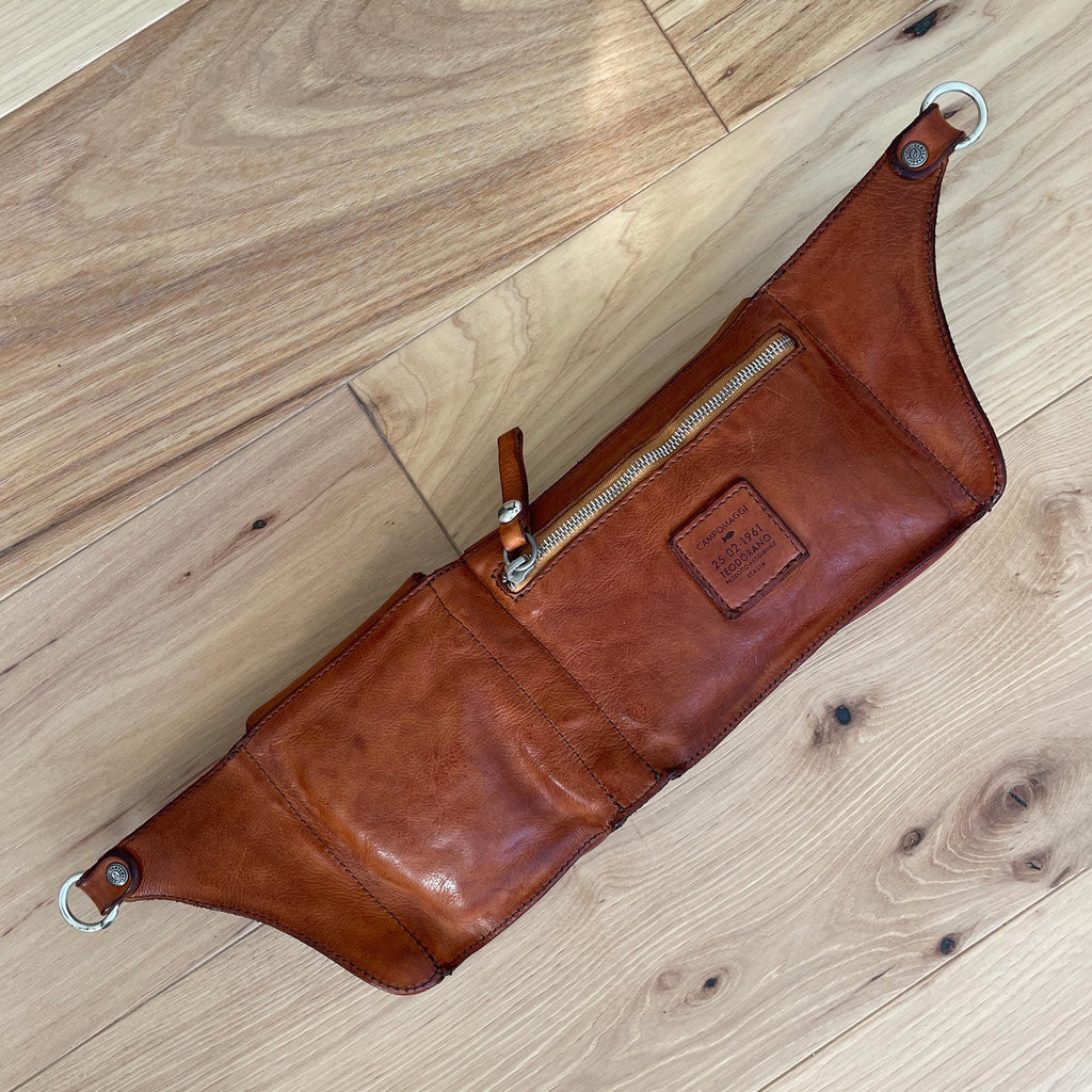 Campomaggi Arenite Leather Waist Bag Leather Bag Campomaggi 