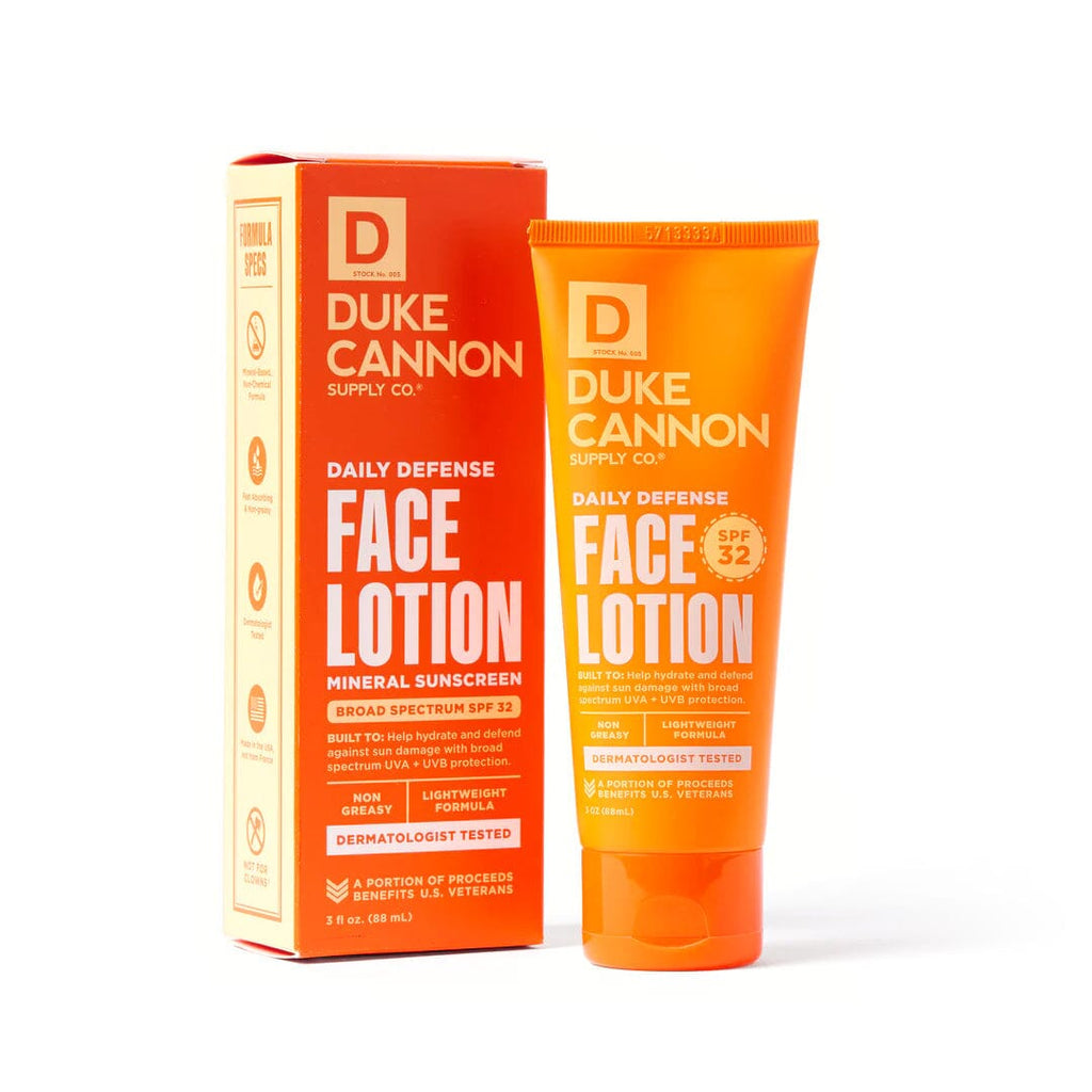 Duke Cannon Supply Co. Daily Defense Face Lotion with SPF Face Cream Duke Cannon Supply Co 