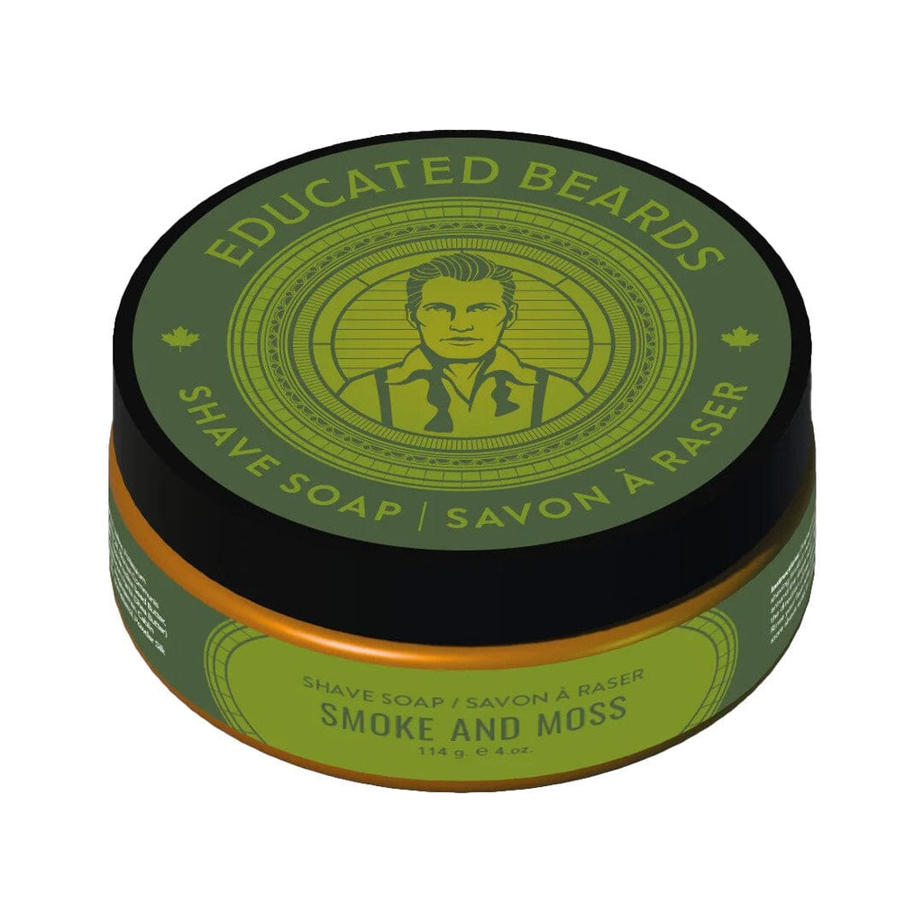 Educated Beards Shave Soap Shaving Soap Educated Beards Smoke & Moss 