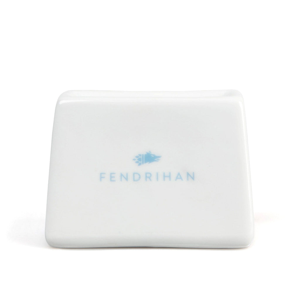 Scratch and Dent Fendrihan Fendrihan Porcelain Rectangular Blade Bank, Light Blue (Rough Under Surface/Small Chip) 
