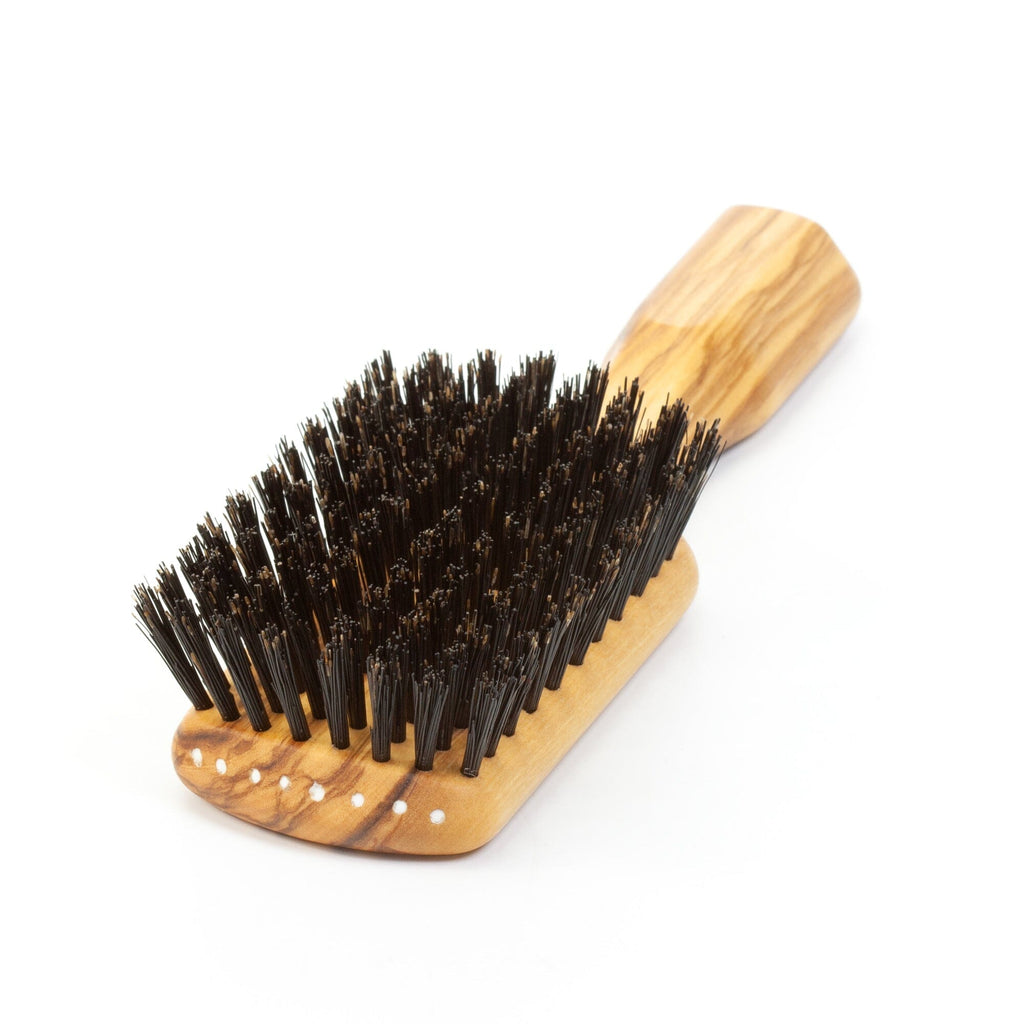 Fendrihan Exclusive Handmade Calcutta Boar Bristle with Olive Wood Handle Brush, Made in Germany Hair Brush Fendrihan 