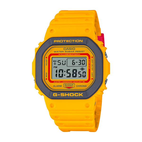 CASIO G Shock DW 5610Y 9 Men s Retro Digital Watch Yellow Band Fendrihan Canada