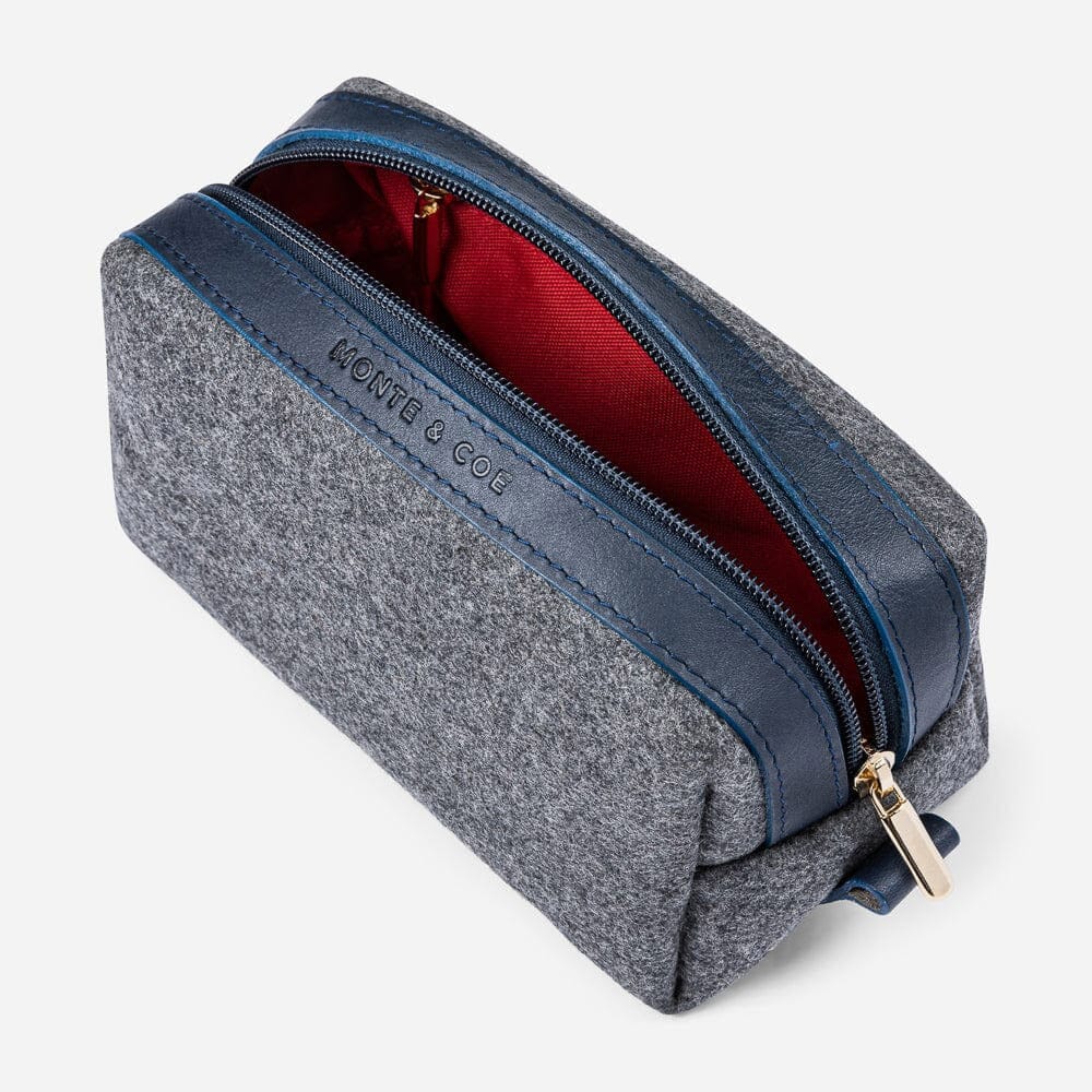 monte & coe Wool Travel Kit Toiletry Bag monte & coe 