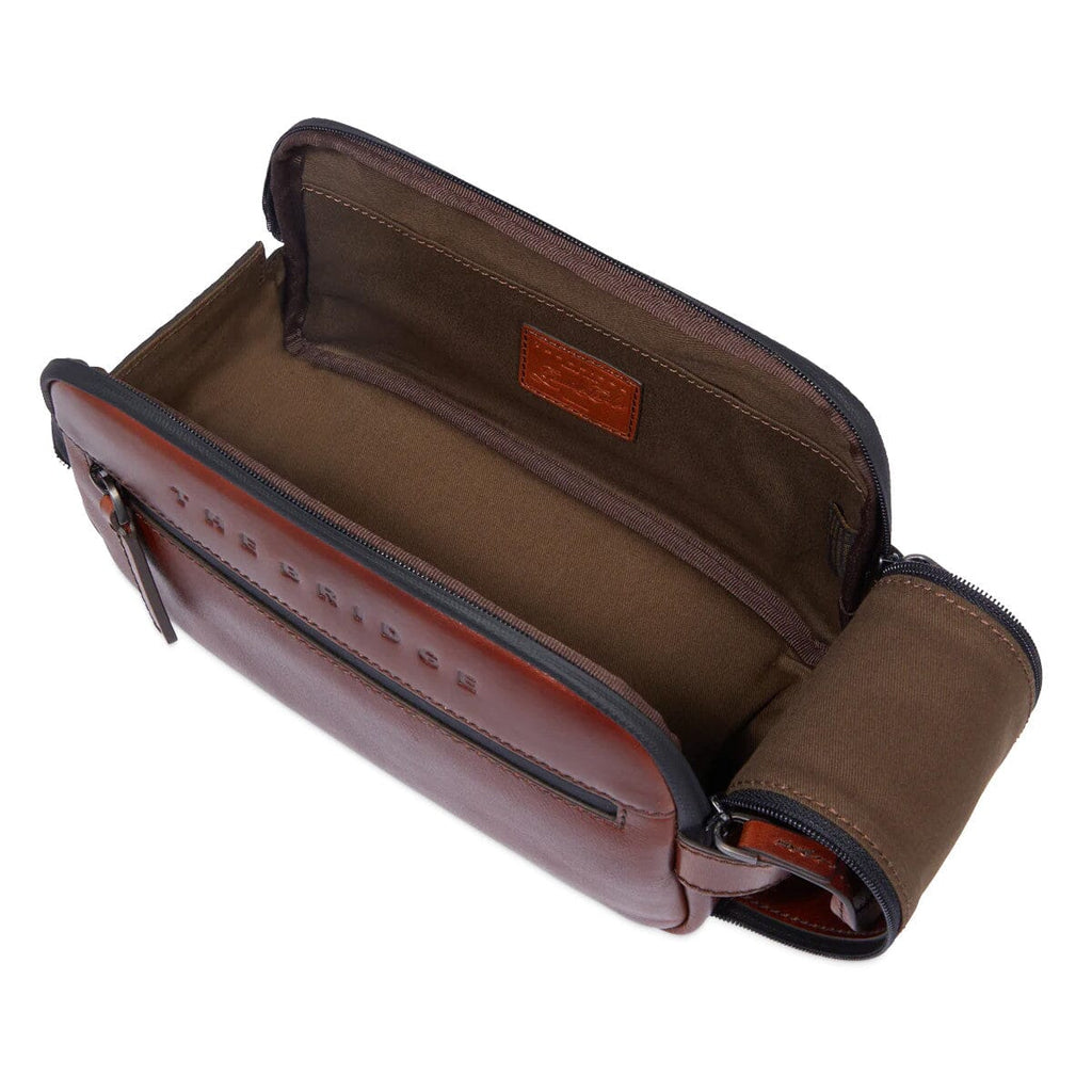 The Bridge Damiano Leather Toiletry Bag Toiletry Bag The Bridge 