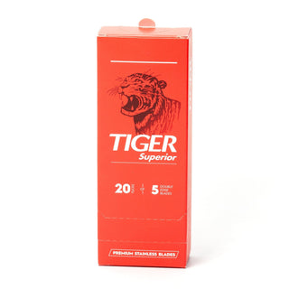 100 Tiger Superior Double Edge Safety Razor Blades Razor Blades Tiger Platinum 