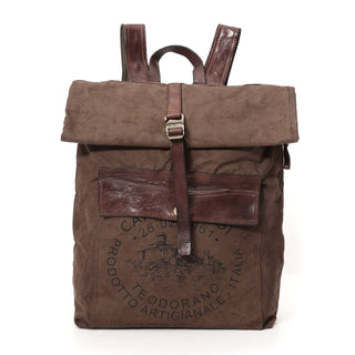 Campomaggi Tamerice Rolltop Backpack, Teodorano Canvas Print Backpack Campomaggi 