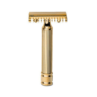 Fatip L'Ibrido Classic Safety Razor, Hybrid Head Safety Razor Fatip Gold 