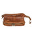 Manufactus Magnum Leather Toiletry Case, Tobacco Leather Dopp Bag Manufactus by Luca Natalizia 