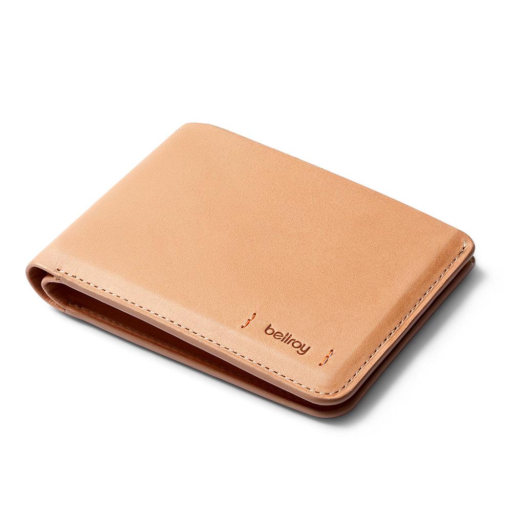 HIDE & SKIN Men Leather Wallet with Secured Zipper Pocket - Hide and Skin