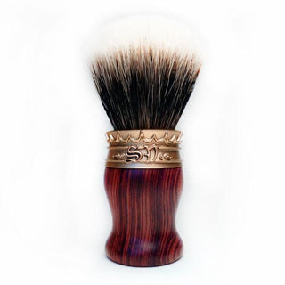 Saponificio Varesino High Mountain White Badger Shaving Brush, Cocobolo with Golden Pewter Badger Bristles Shaving Brush Saponificio Varesino 